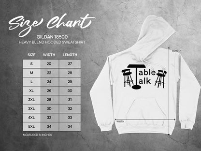Table Talk Heavy Blend Hooded Sweatshirt Product