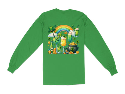 Scrappy Malone's Bar, Shamrock Pub Sign, Irish Bar, St Patricks Day Decor, Green Circle, Irish Pub Signage T-Shirt - Scrappy Malone's Bar 100-Proof Humor - Cloud 16 Clothing Co.
