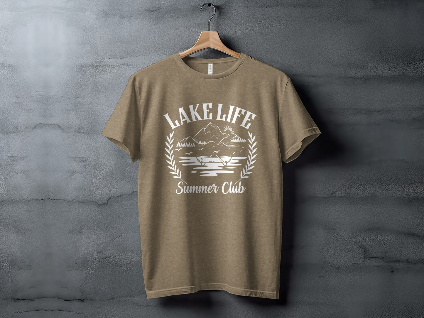Lake Life Summer Club Boat Sunset Design Great Gift T-Shirt T-Shirt - Outdoor & Adventure Collection - Mile Marker 16 Gear by Cloud 16 Clothing Co.