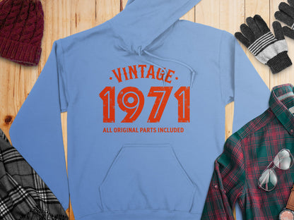 Vintage 1971 All Original Parts Included Hoodie