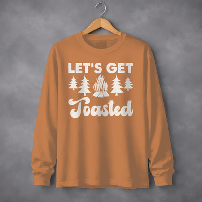 LET'S GET TOASTED Campfire Adventure Long Sleeve Shirt