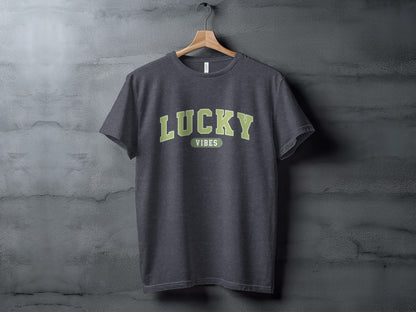 Lucky Vibes Graphic Tee for Positive Energy