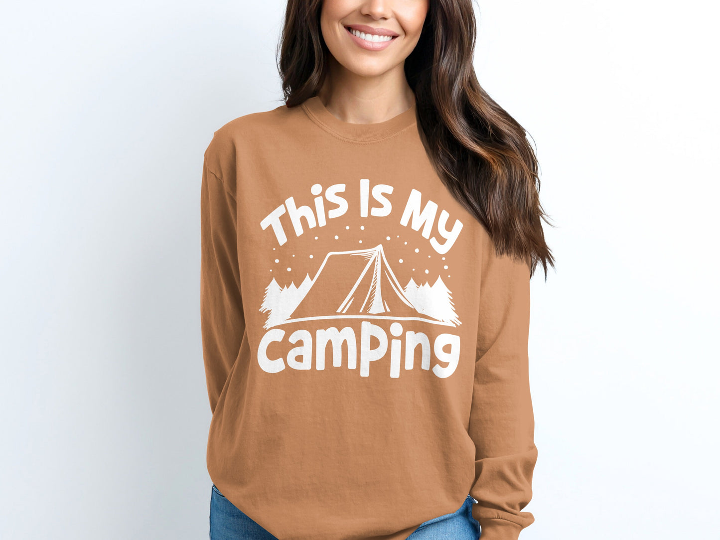 This Is My Camping Graphic Sweatshirt Casual Wear