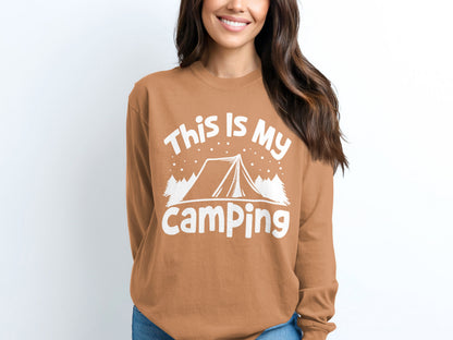 This Is My Camping Graphic Sweatshirt Casual Wear