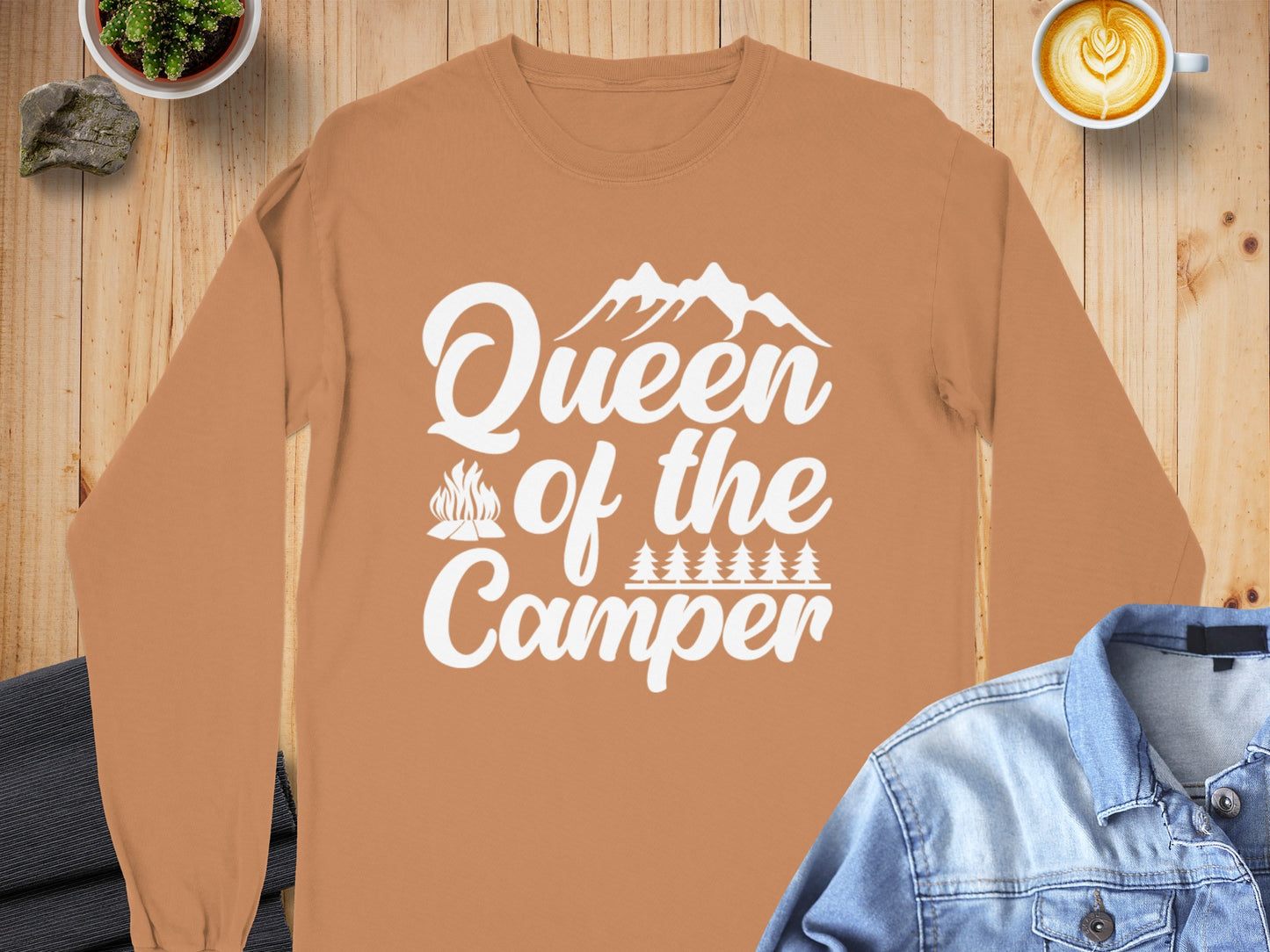 Queen of the Camper Long-Sleeve Shirt