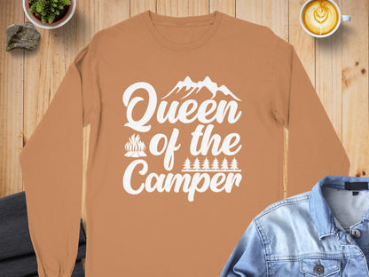 Queen of the Camper Long-Sleeve Shirt