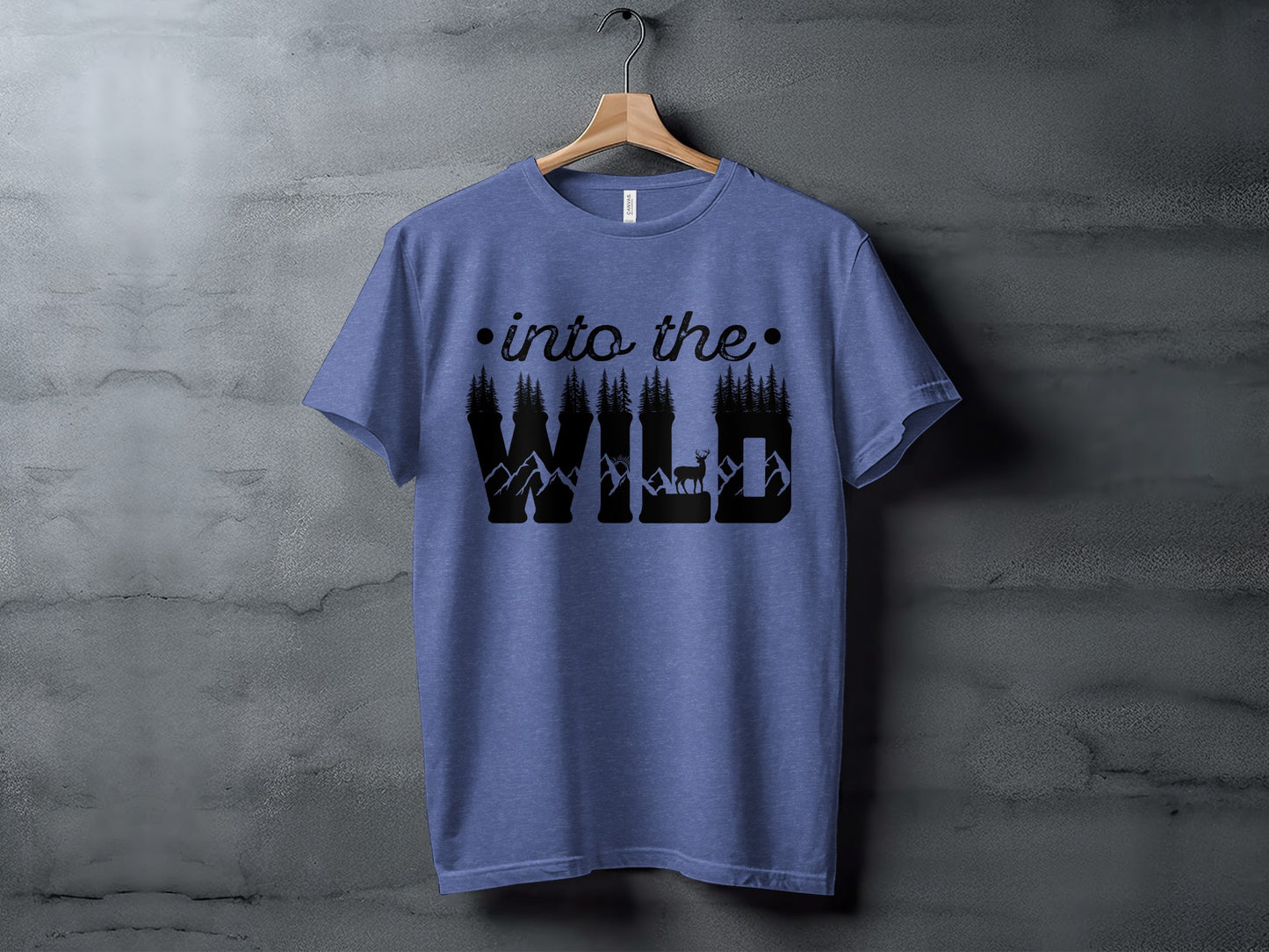 Into The Wild Outdoor Adventure Nature Inspired Graphic T-Shirt T-Shirt - Outdoor & Adventure Collection - Mile Marker 16 Gear by Cloud 16 Clothing Co.