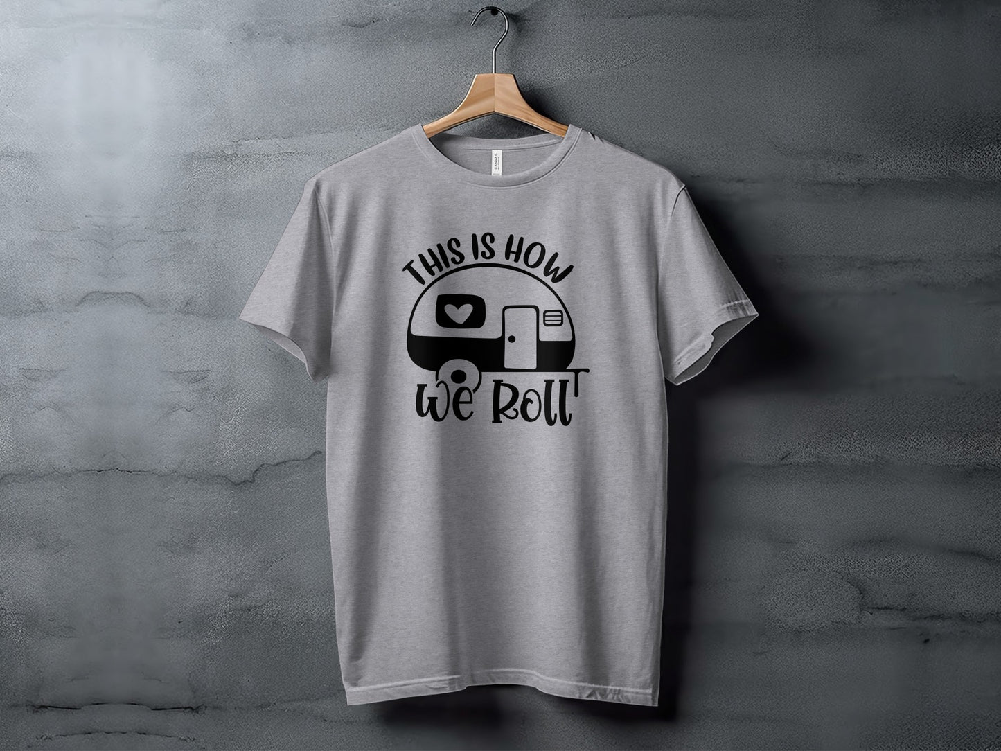 This is How We Roll Camper Graphic For Adventurers T-Shirt T-Shirt - Outdoor & Adventure Collection - Mile Marker 16 Gear by Cloud 16 Clothing Co.