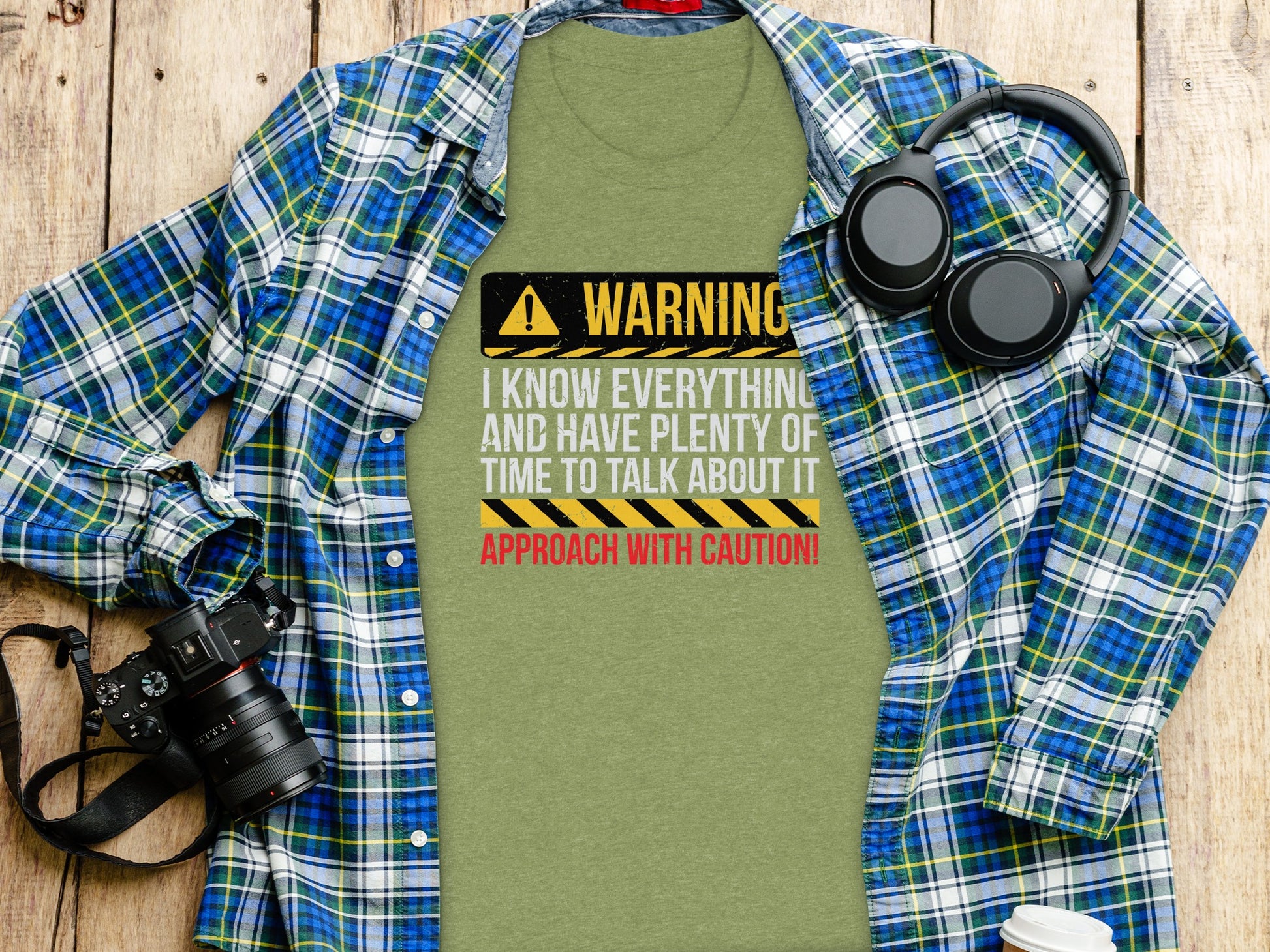 Warning I Know Everything Approach With Caution Shirt