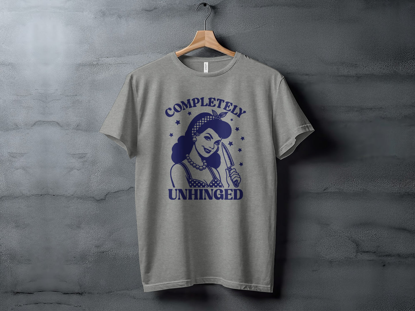 Completely Unhinged Graphic T-Shirt for Fun Style