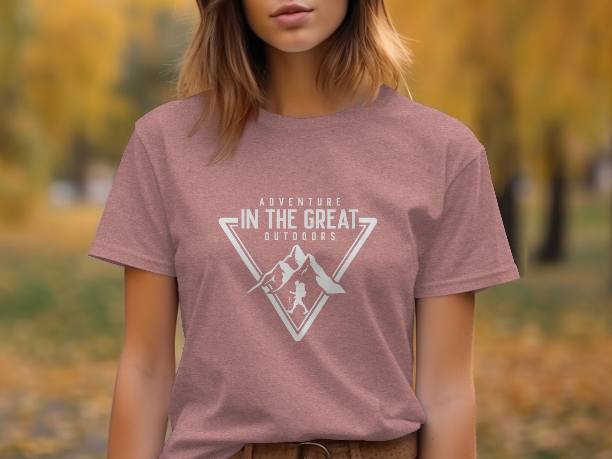 Adventure In The Great Outdoors Mountains T-Shirt T-Shirt - Outdoor & Adventure Collection - Mile Marker 16 Gear by Cloud 16 Clothing Co.
