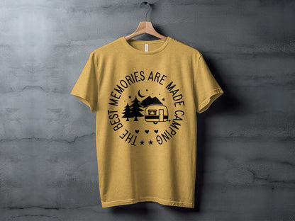 The Best Memories are Made Camping T-Shirt T-Shirt - Outdoor & Adventure Collection - Mile Marker 16 Gear by Cloud 16 Clothing Co.