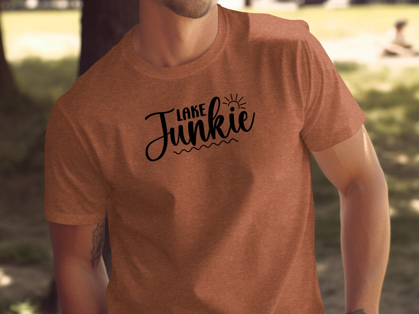 Lake Junkie Graphic for Lovers of Water Activities T-Shirt T-Shirt - Outdoor & Adventure Collection - Mile Marker 16 Gear by Cloud 16 Clothing Co.