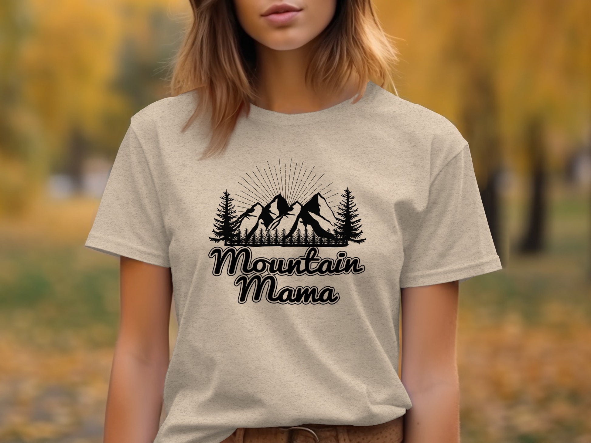 Mountain Mama Adventure Design Ideal Mother's Day T-Shirt T-Shirt - Outdoor & Adventure Collection - Mile Marker 16 Gear by Cloud 16 Clothing Co.