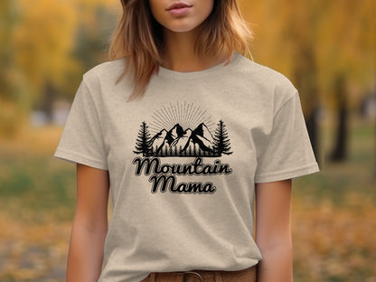 Mountain Mama Adventure Design Ideal Mother's Day T-Shirt T-Shirt - Outdoor & Adventure Collection - Mile Marker 16 Gear by Cloud 16 Clothing Co.