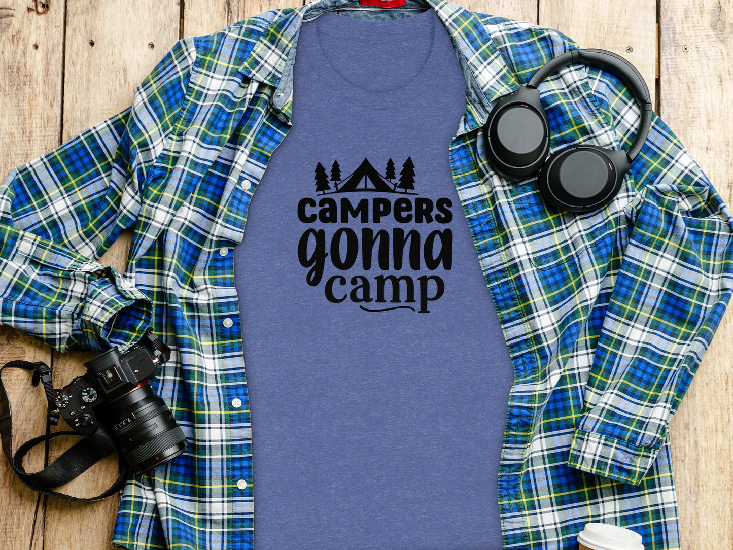 Campers Gonna Camp Camping Outdoor Adventure T-Shirt T-Shirt - Outdoor & Adventure Collection - Mile Marker 16 Gear by Cloud 16 Clothing Co.