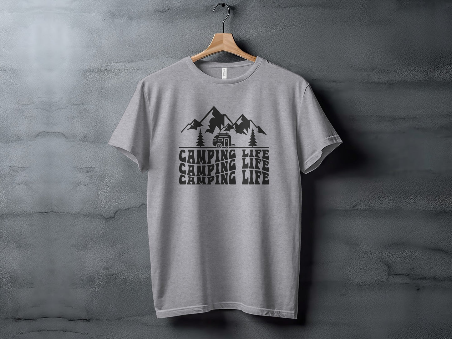 Camping Life Camping Life Camping Life T-Shirt T-Shirt - Outdoor & Adventure Collection - Mile Marker 16 Gear by Cloud 16 Clothing Co.
