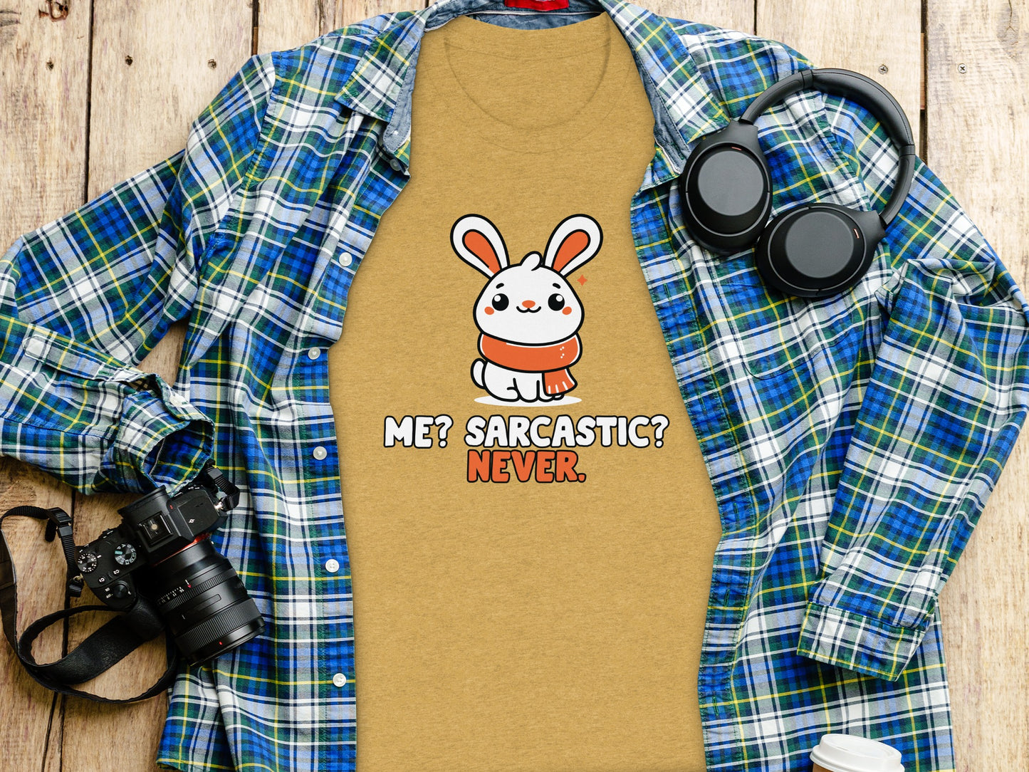 Me? Sarcastic? Never. Cute Bunny Graphic Product
