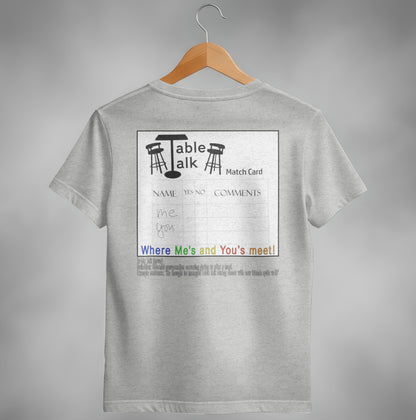 Table Talk Match Card Graphic Tee Shirt