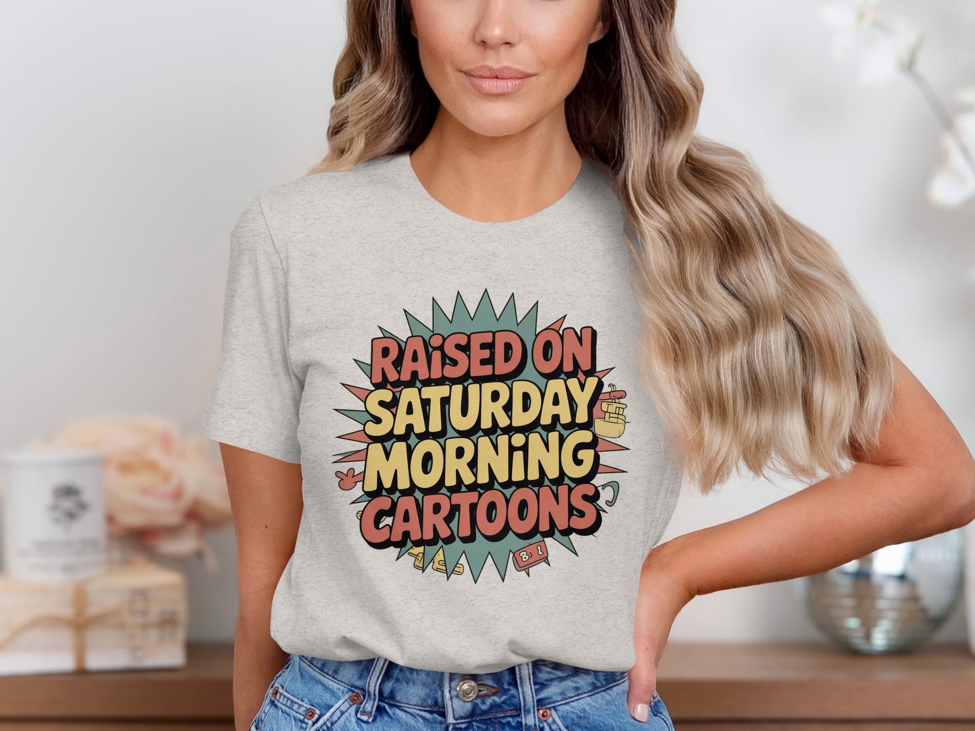 Raised On Saturday Morning Cartoons Graphic Tee