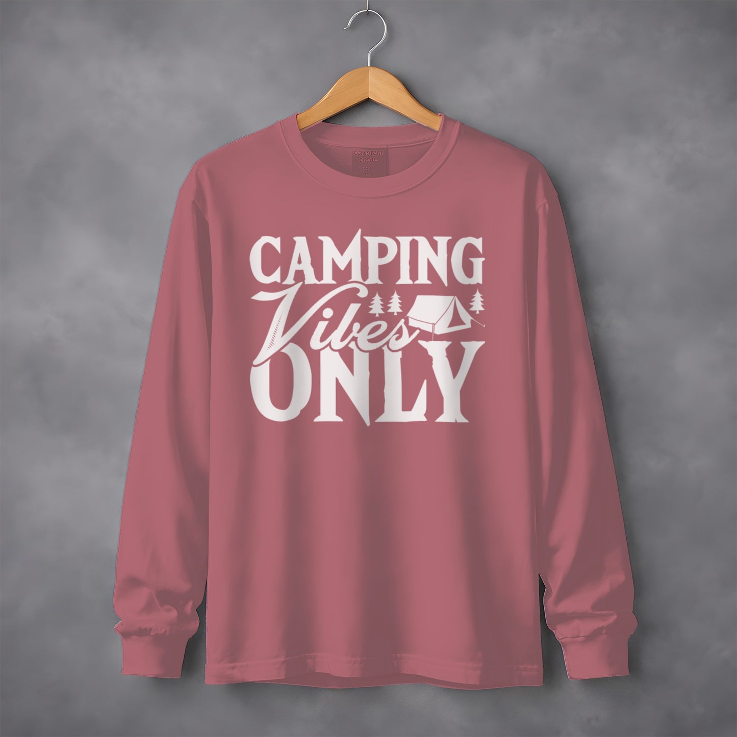 Camping Vibes Only Long Sleeve Shirt