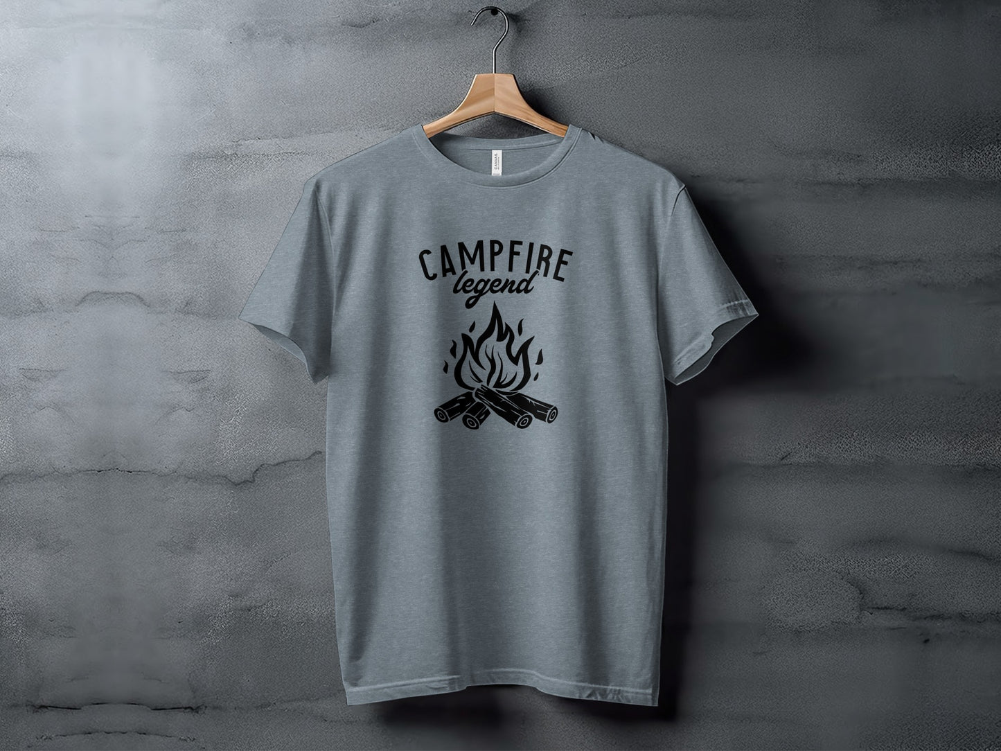 Campfire Legend Nature Graphic Adventure Outdoor T-Shirt T-Shirt - Outdoor & Adventure Collection - Mile Marker 16 Gear by Cloud 16 Clothing Co.