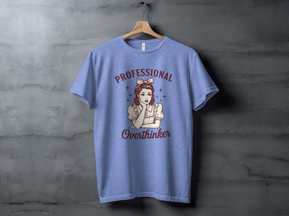 Professional Overthinker Graphic Tee Shirt