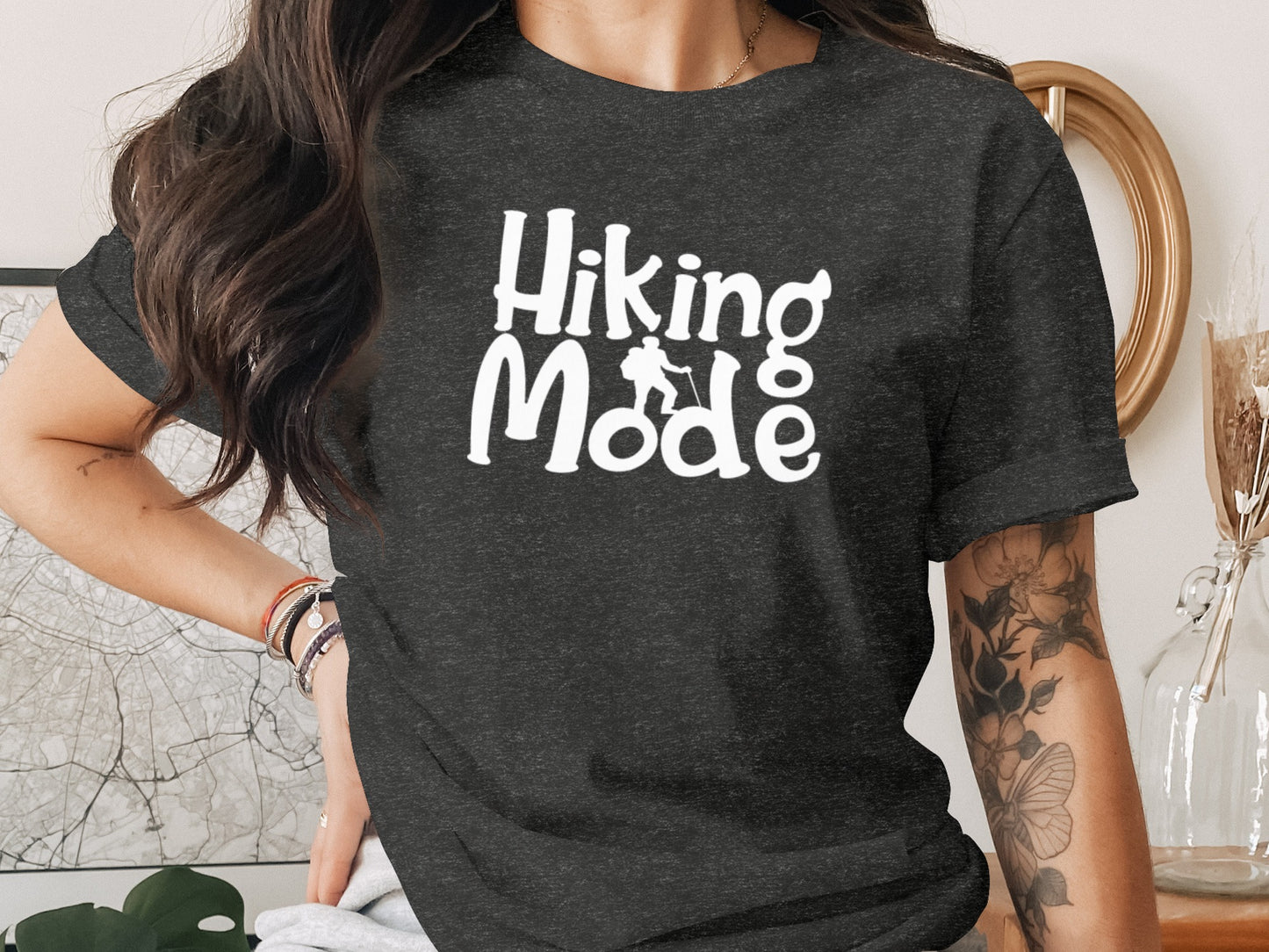 Hiking Mode Funny Outdoor Adventure Hiker Nature T-Shirt T-Shirt - Outdoor & Adventure Collection - Mile Marker 16 Gear by Cloud 16 Clothing Co.
