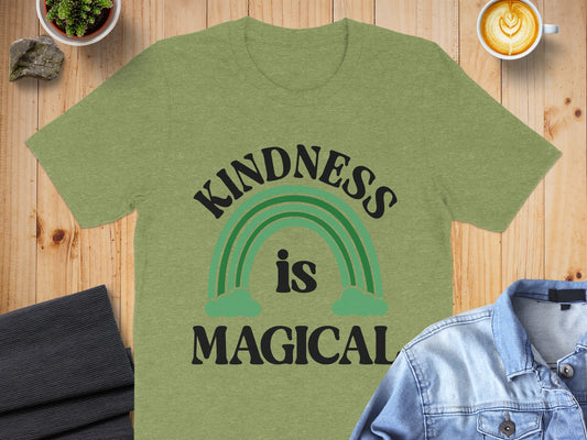 Kindness is Magical Rainbow Graphic Tee Product