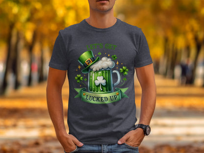Let's Get Lucked Up Graphic St. Patrick's Day Shirt