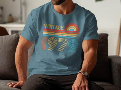 Vintage 1979 Graphic Print Casual Wear T-Shirt