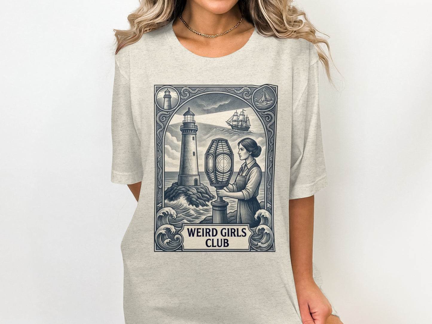 Weird Girls Club: Beacon of Mystery T-Shirt - Black Label Series