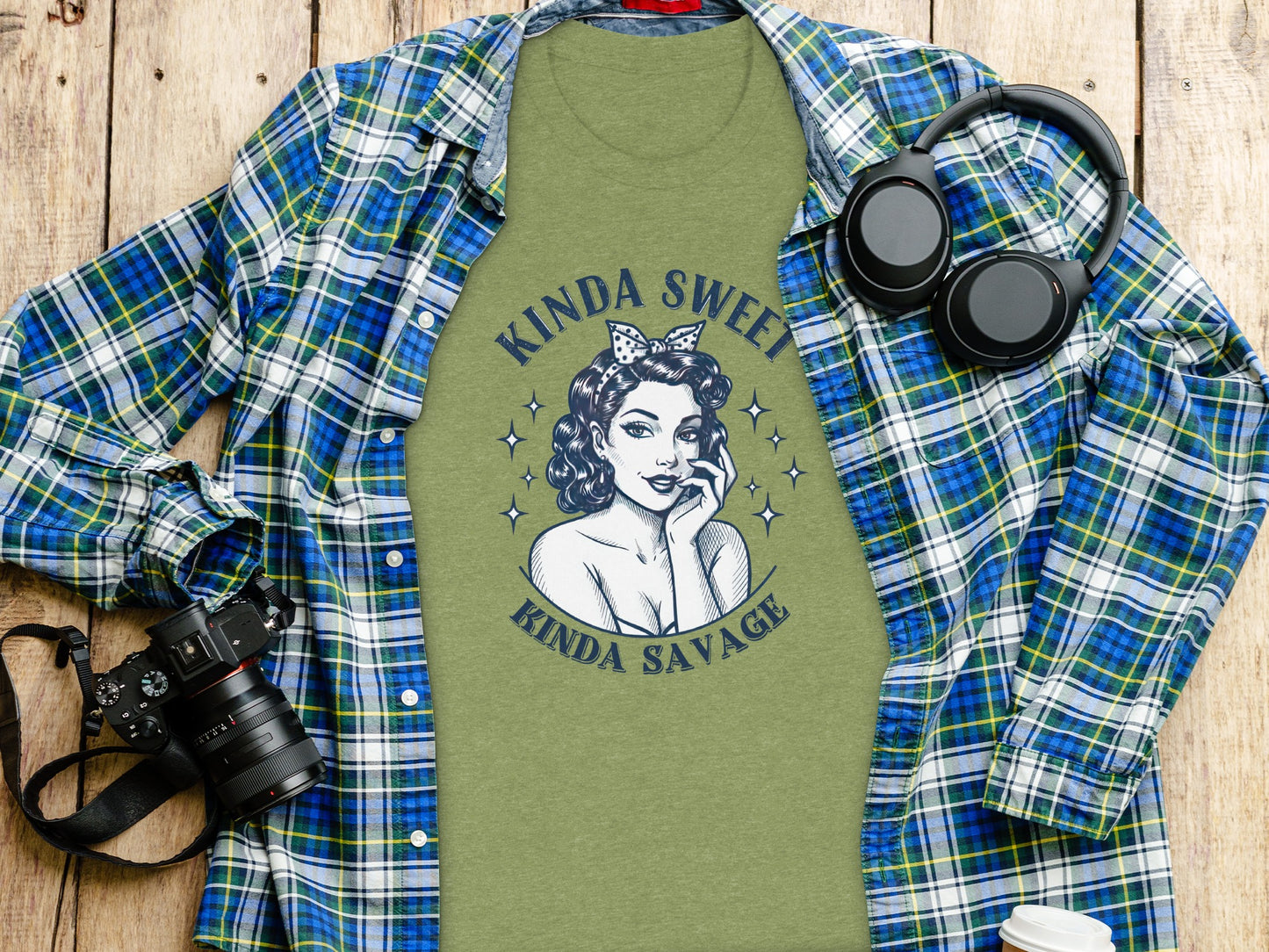 Kinda Sweet Kinda Savage Graphic Tee Shirt