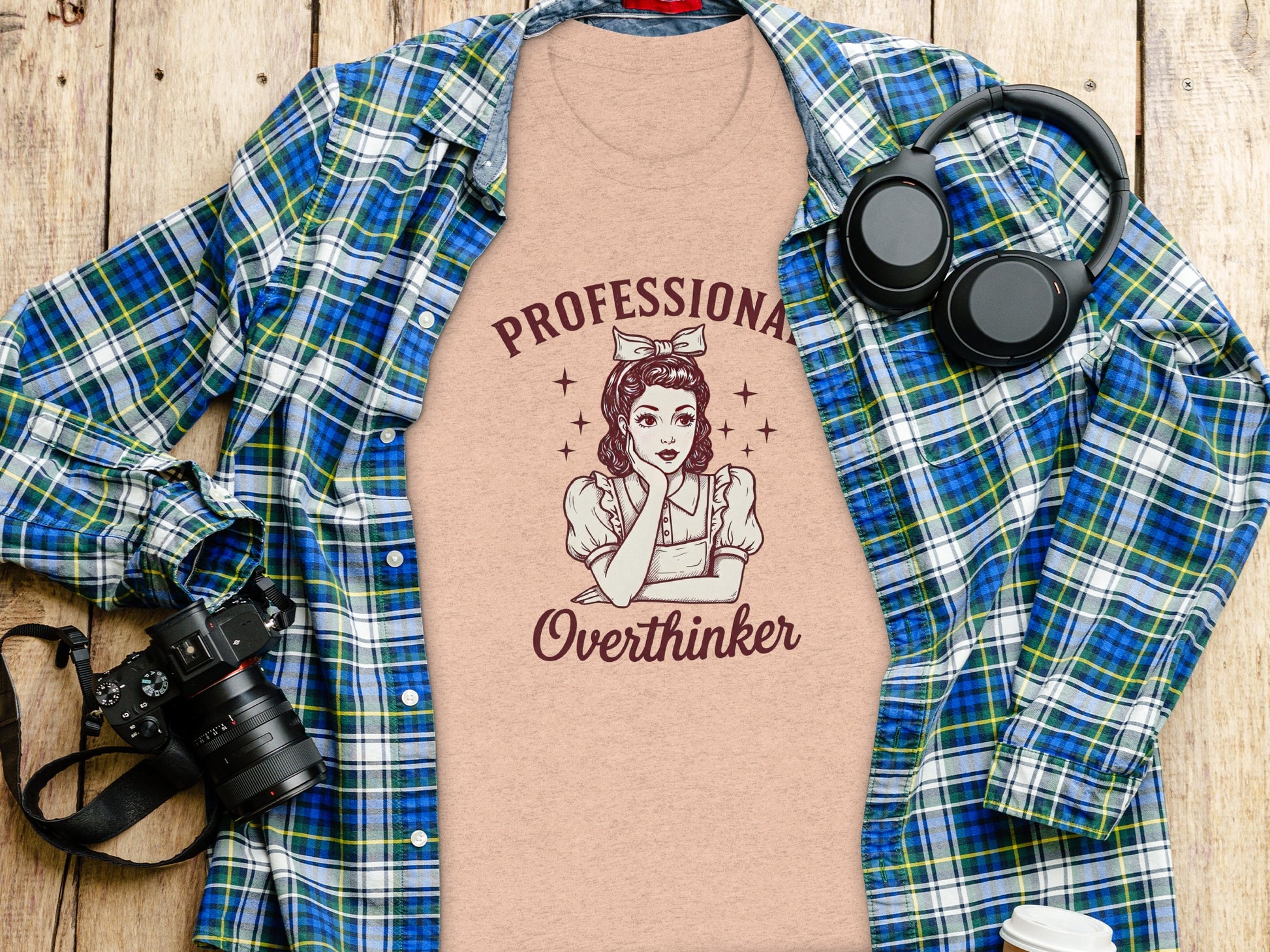 Professional Overthinker Graphic Unisex T-shirt