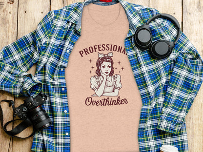 Professional Overthinker Graphic Unisex T-shirt