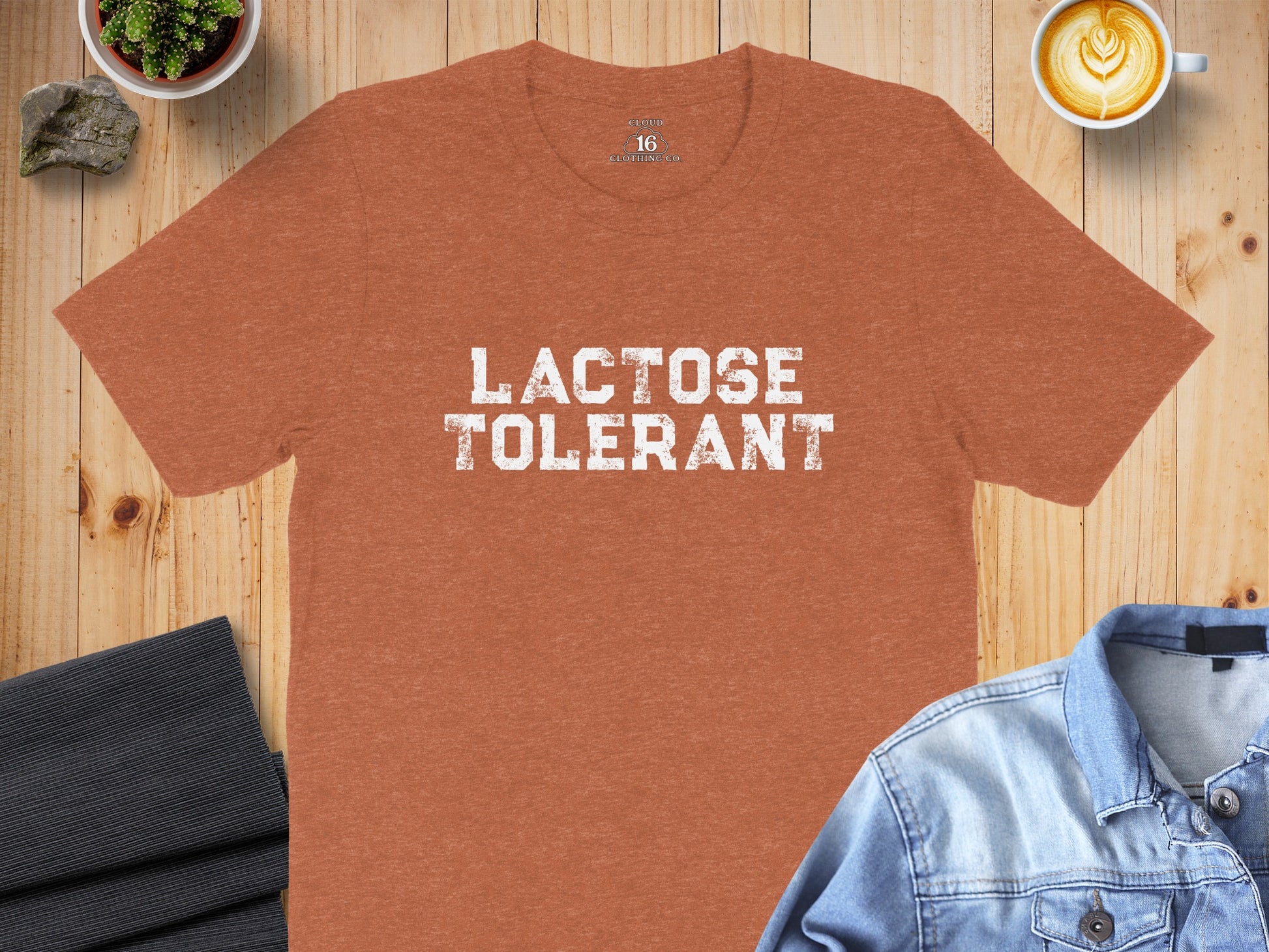 Lactose Tolerant Graphic T-Shirt for Humor Lovers