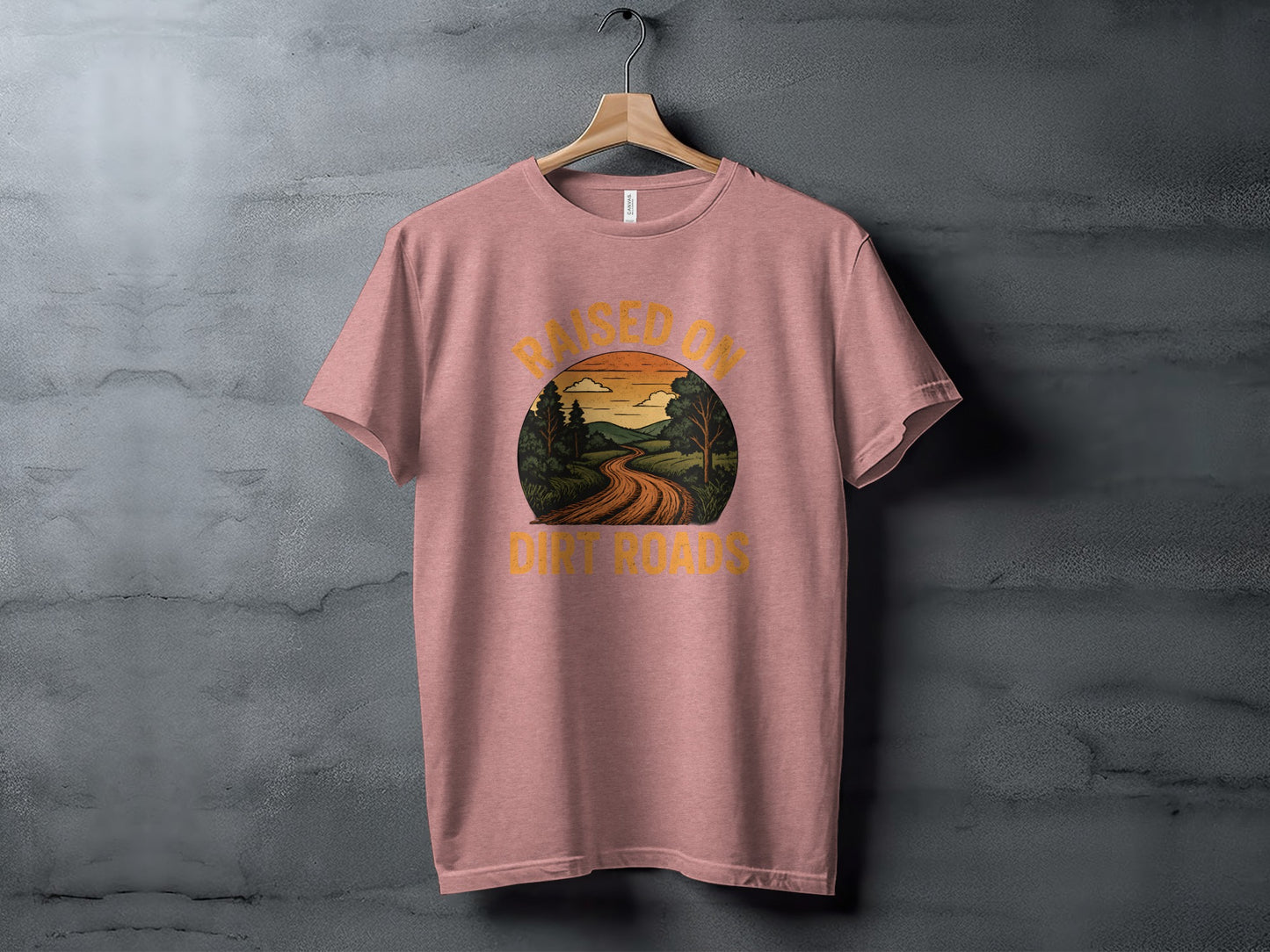 Raised On Dirt Roads Scenic Graphic T-Shirt Product
