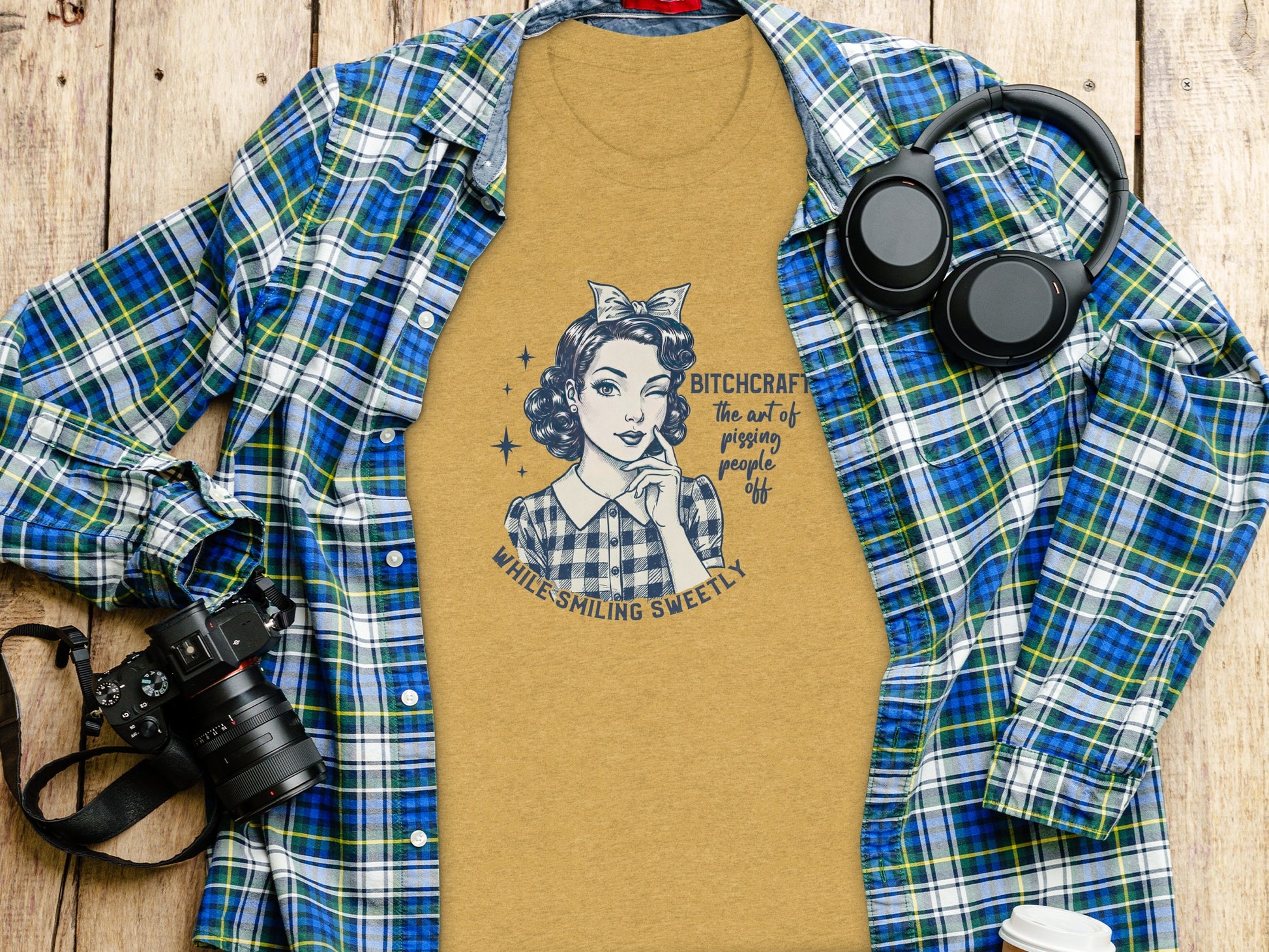 Bitchcraft The Art of Pissing People Off While Smiling Tee