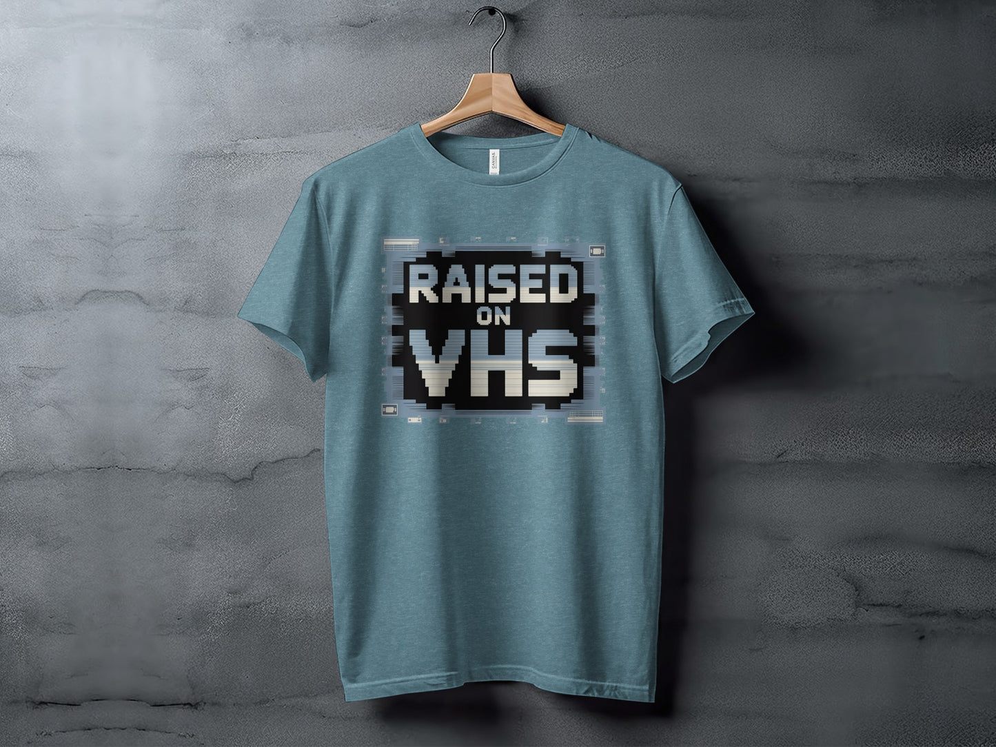 Raised On VHS Retro Graphic Tee Shirt