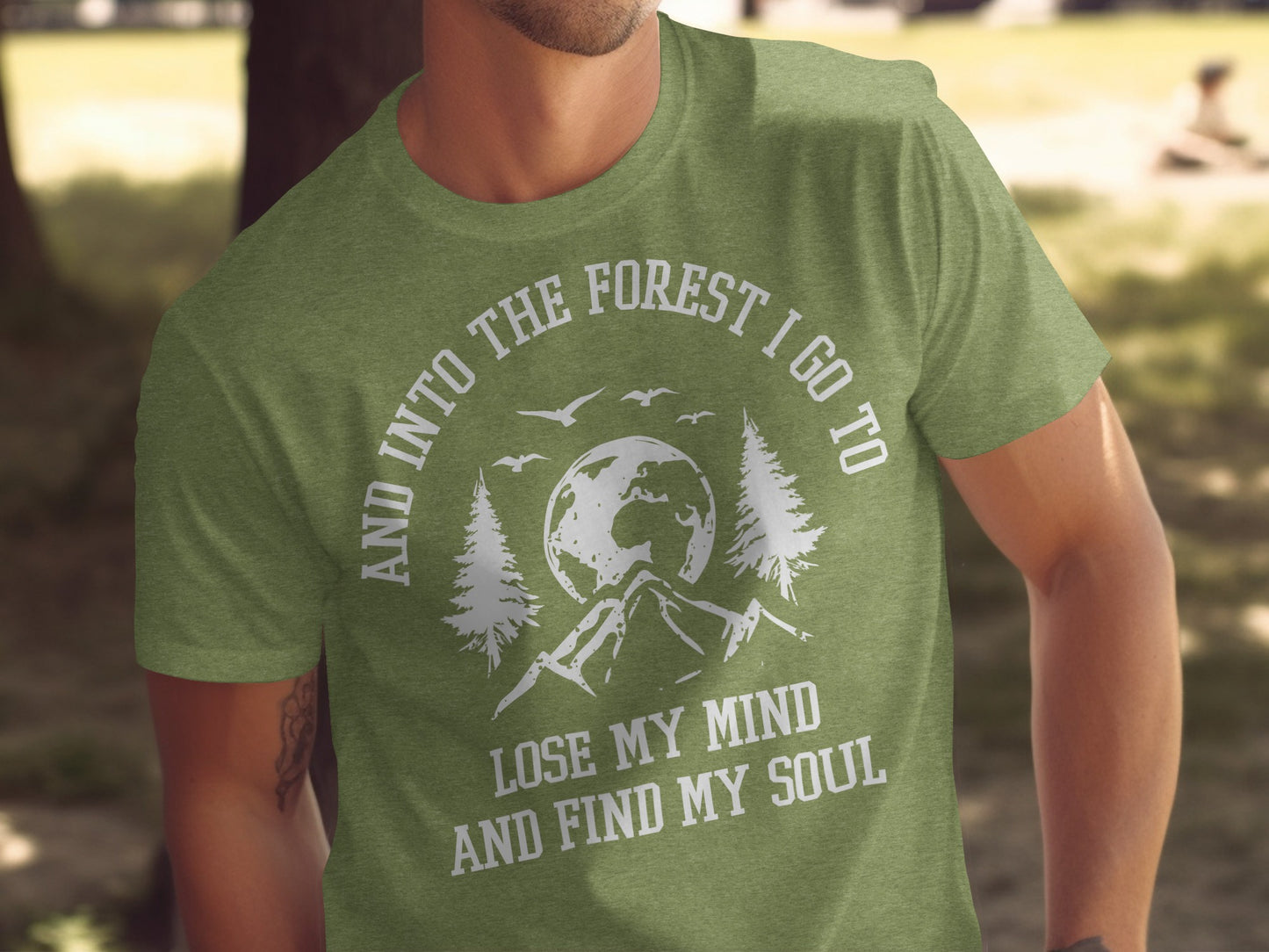 And Into The Forest I Go To Lose My Mind Find My Soul T-Shirt T-Shirt - Outdoor & Adventure Collection - Mile Marker 16 Gear by Cloud 16 Clothing Co.