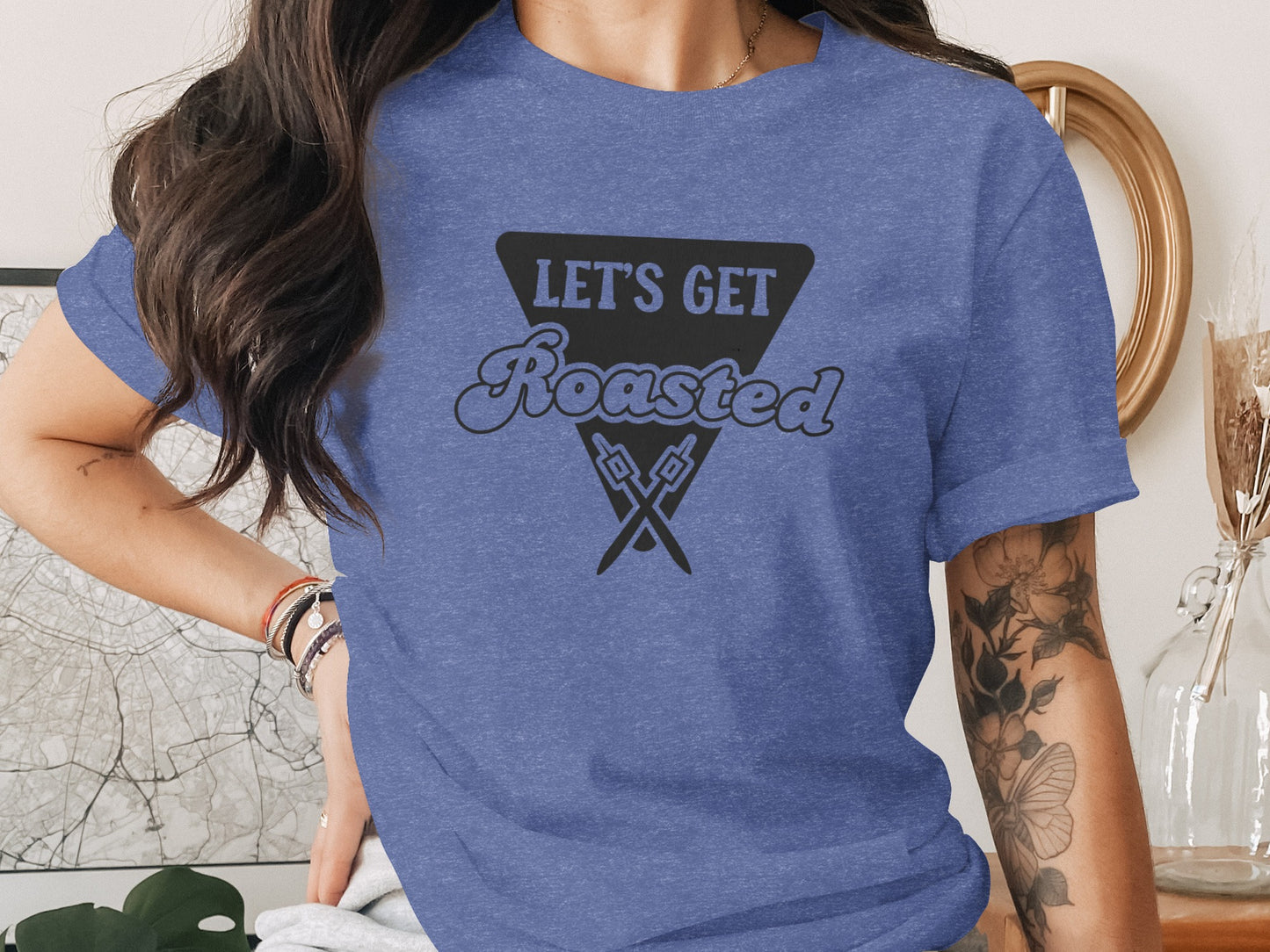 Let's Get Roasted Marshmallow Roasting Sticks T-Shirt T-Shirt - Outdoor & Adventure Collection - Mile Marker 16 Gear by Cloud 16 Clothing Co.