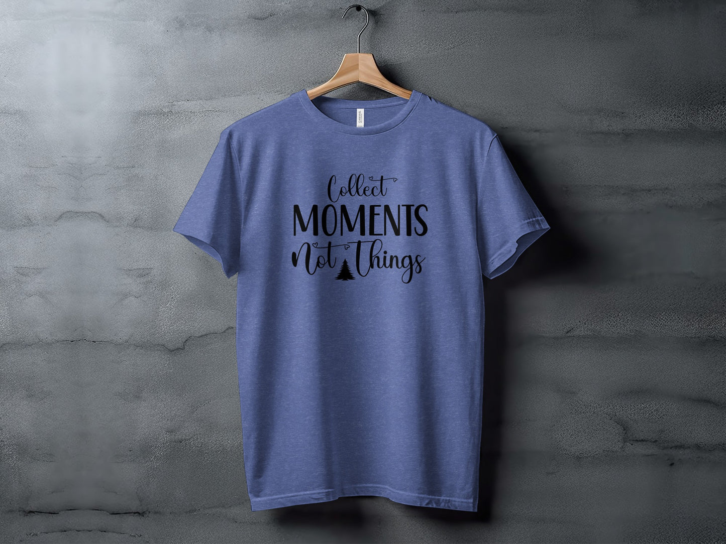 Collect Moments Not Things With Christmas Tree T-Shirt T-Shirt - Outdoor & Adventure Collection - Mile Marker 16 Gear by Cloud 16 Clothing Co.