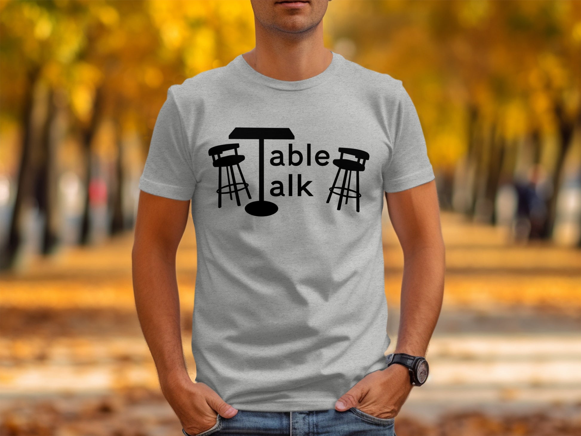 Table Talk Graphic Design Casual Wear Product