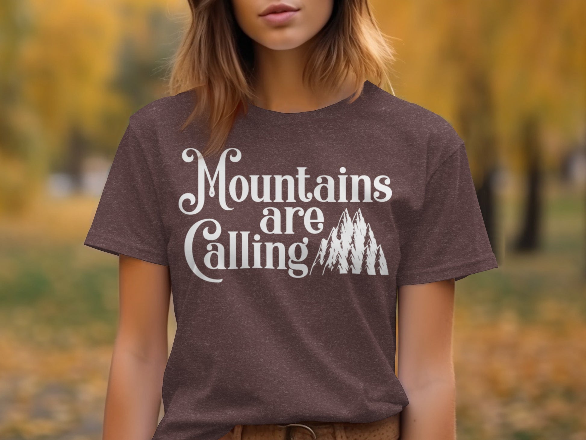 Mountains Are Calling And I Must Go Graphic Design T-Shirt T-Shirt - Outdoor & Adventure Collection - Mile Marker 16 Gear by Cloud 16 Clothing Co.