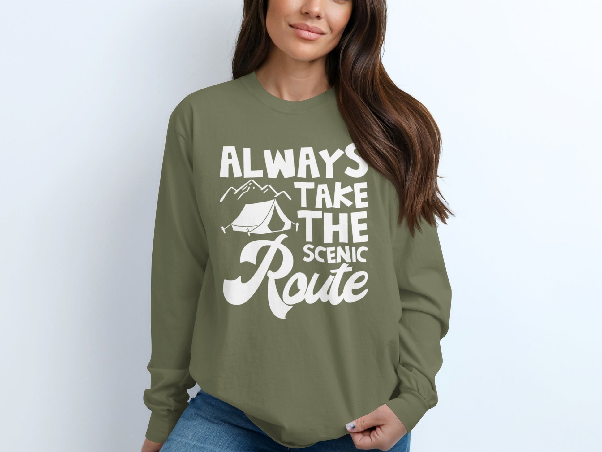 Always Take The Scenic Route Graphic Shirt