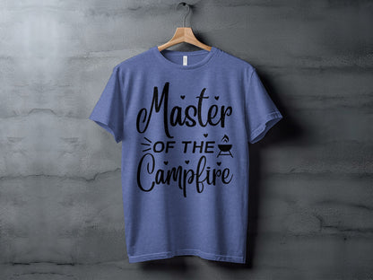 Master of The Campfire Design With Hearts T-Shirt T-Shirt - Outdoor & Adventure Collection - Mile Marker 16 Gear by Cloud 16 Clothing Co.