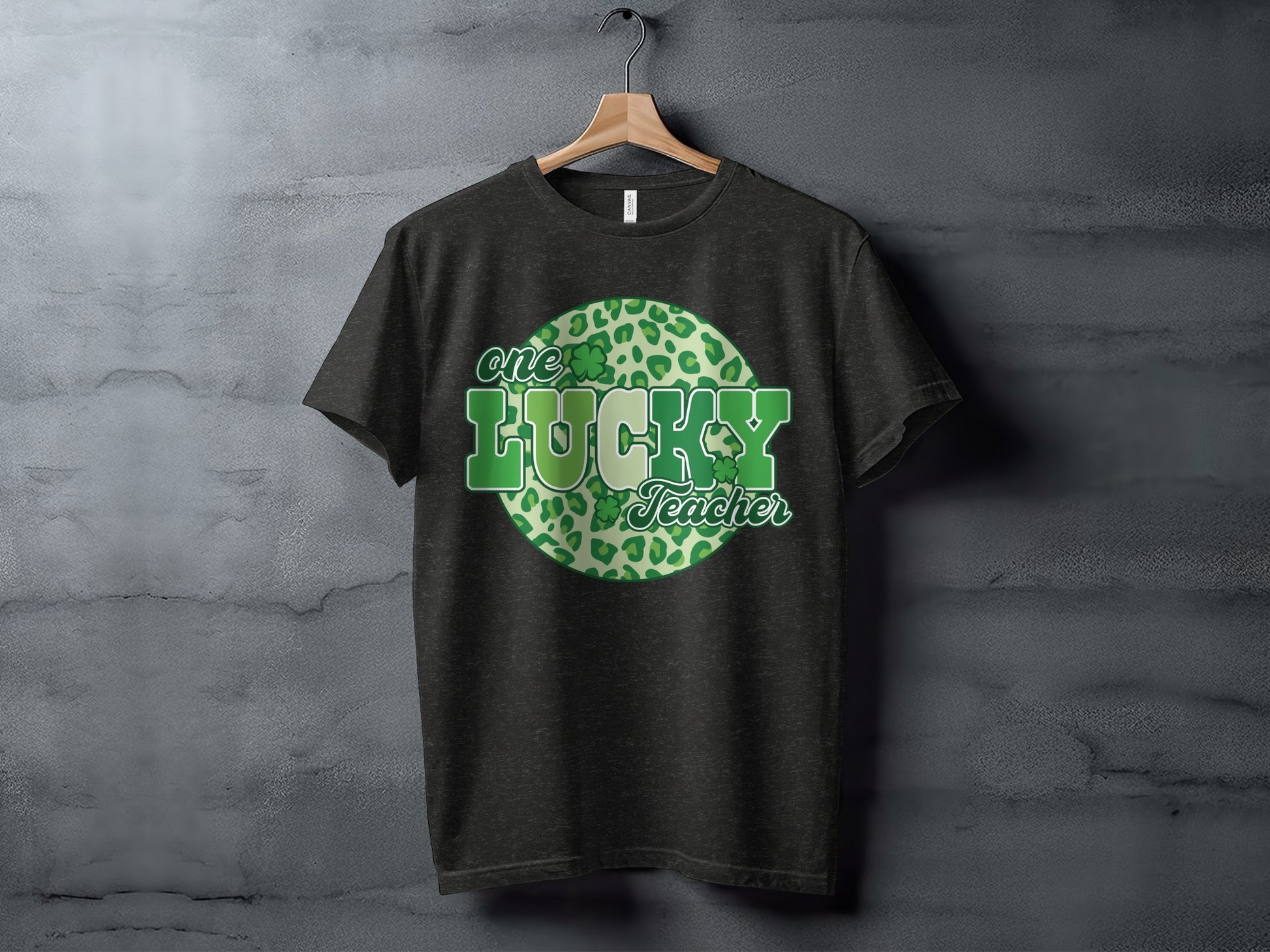 One Lucky Teacher Graphic T-Shirt for St Patrick's Day