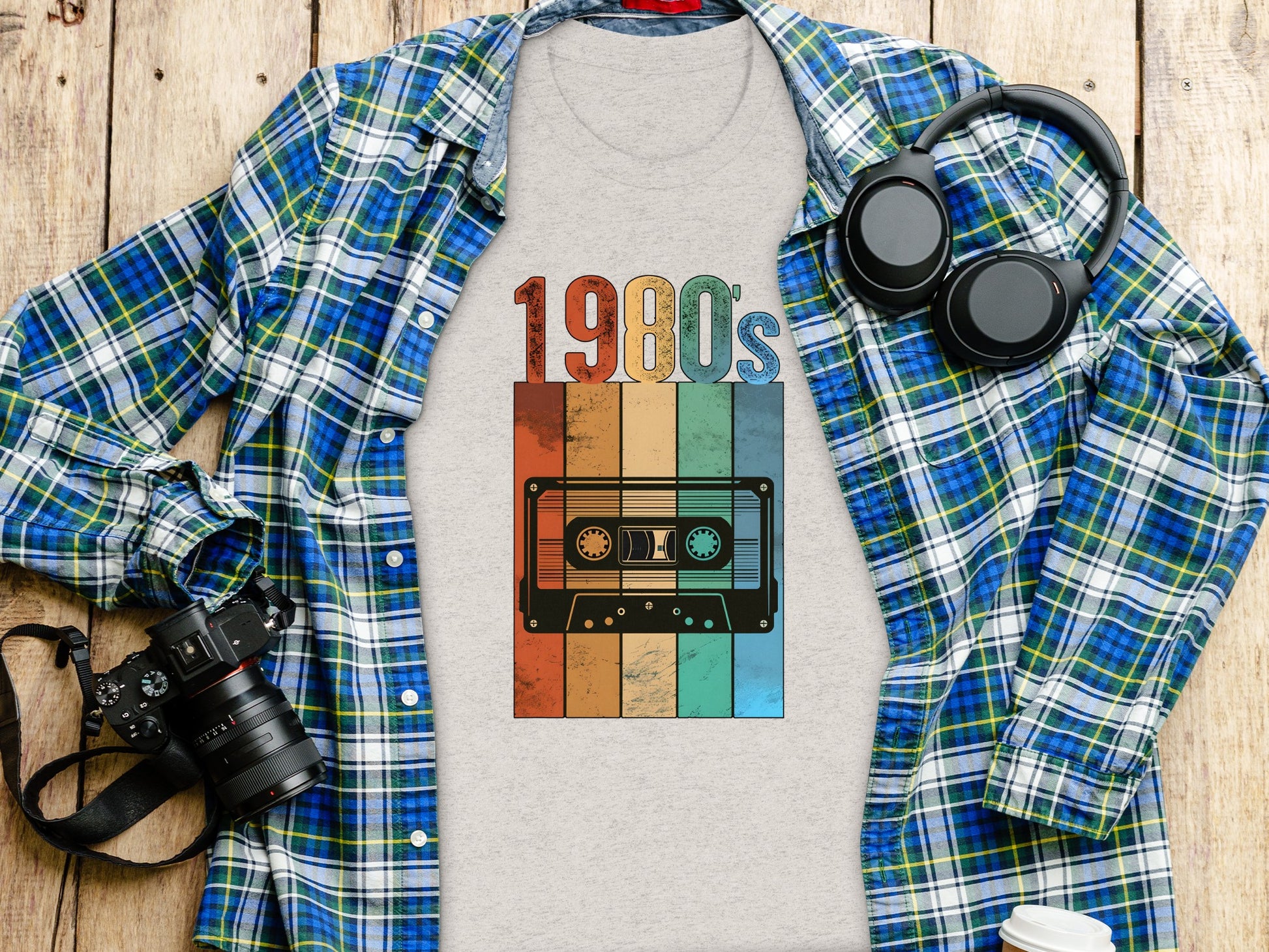 Vintage 1980s Cassette Tape Graphic T-shirt product