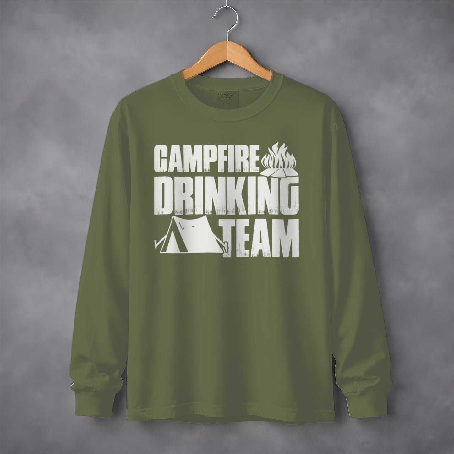 Campfire Drinking Team Long Sleeve Shirt Product