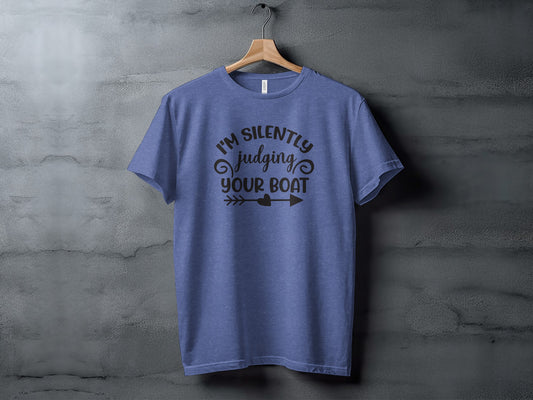 I'm Silently Judging Your Boat Arrow Design Funny T-Shirt T-Shirt - Outdoor & Adventure Collection - Mile Marker 16 Gear by Cloud 16 Clothing Co.